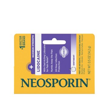 Neosporin Lidocaine Pain Relieving Antibiotic Ointment, 0.5 oz