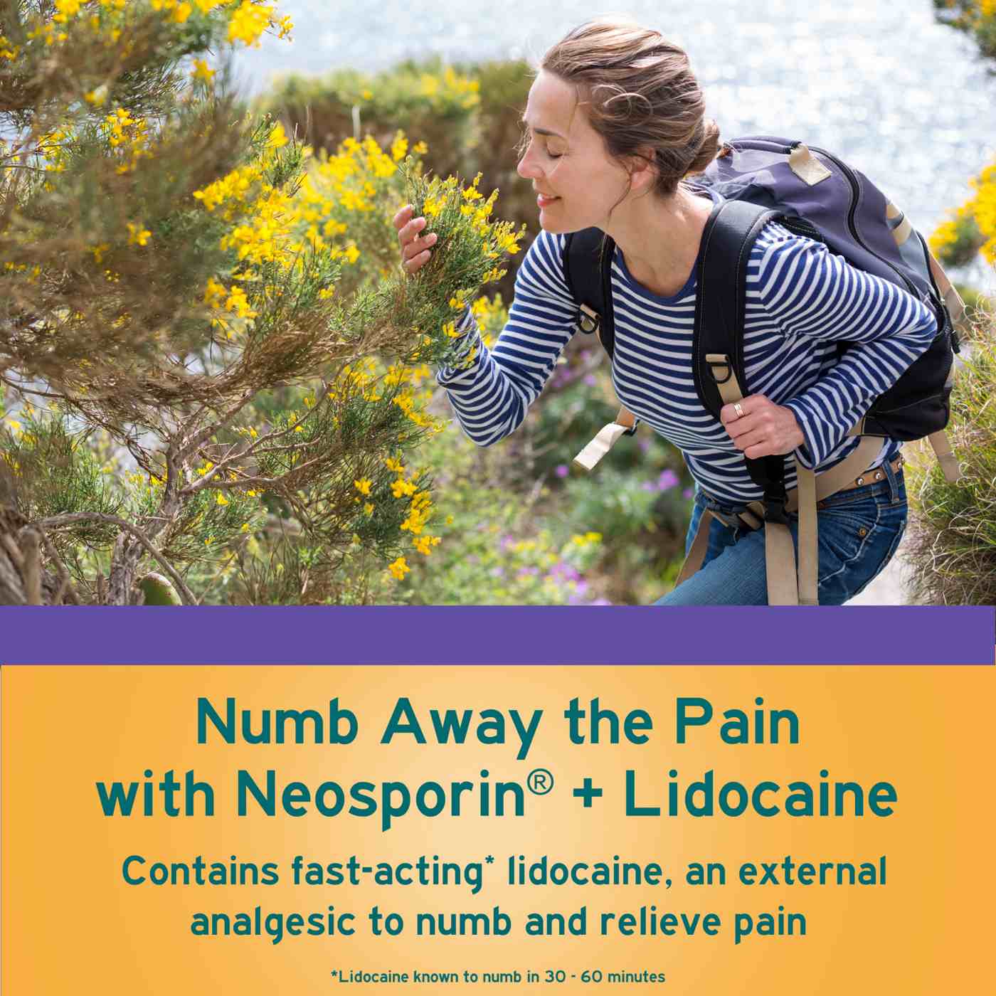 Neosporin + Lidocaine First Aid Antibiotic Ointment with Numbing Pain