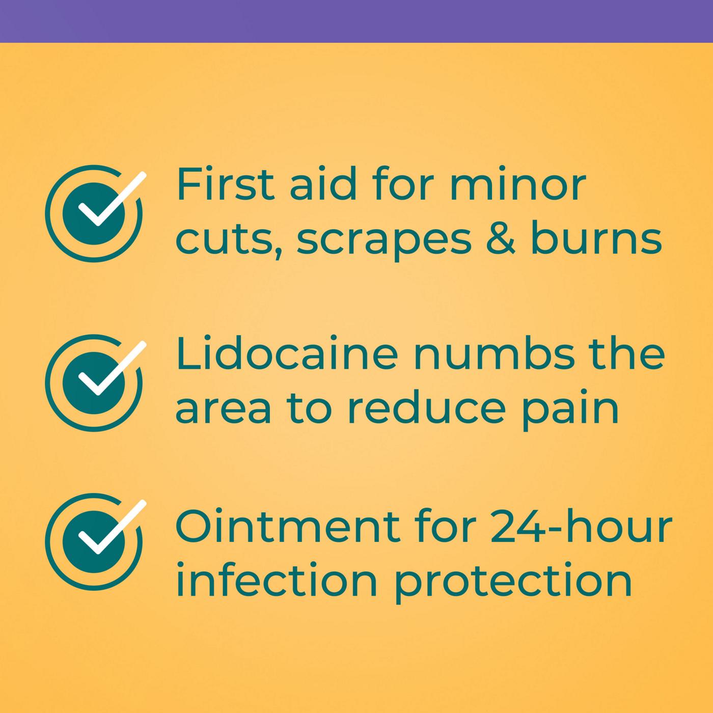 Neosporin + Lidocaine First Aid Antibiotic Ointment with Numbing Pain