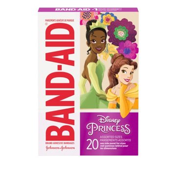 Band-Aid Disney Princess Bandages - Assorted Sizes, 20 ct