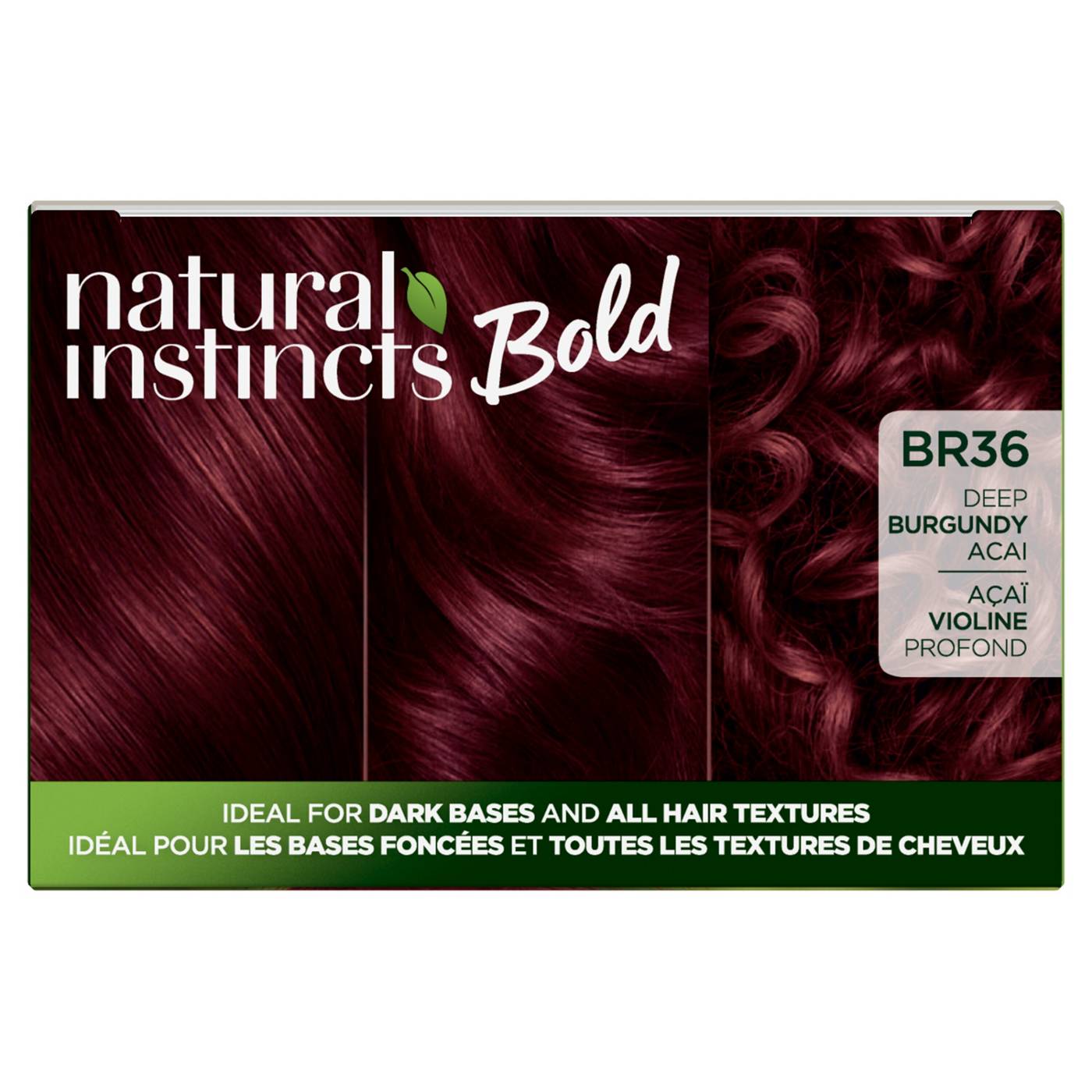 Clairol Natural Instincts Bold Permanent Hair Color - BR36 Deep Burgundy Acai ; image 2 of 6