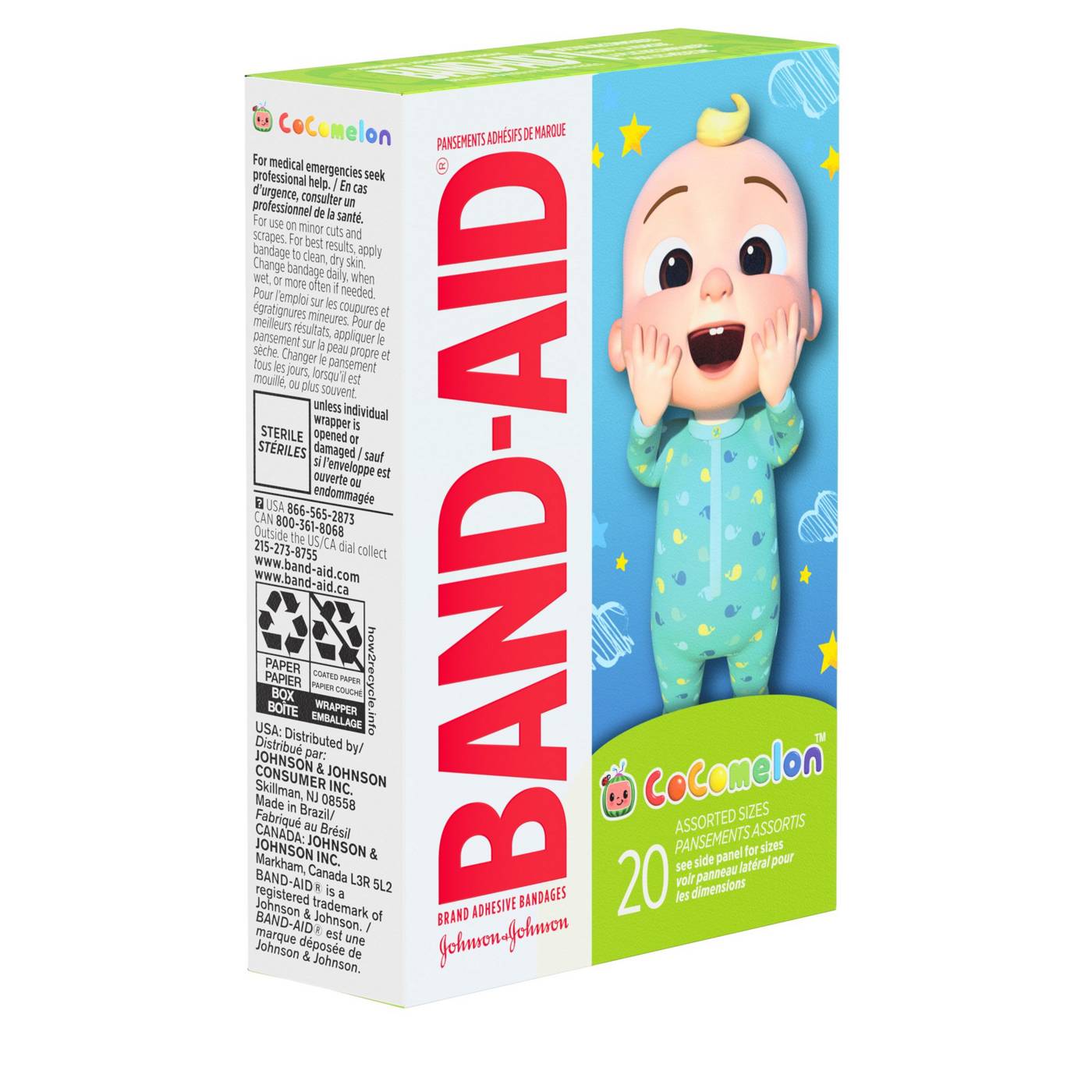 Band-Aid Adhesive Bandages Featuring Cocomelon; image 3 of 3