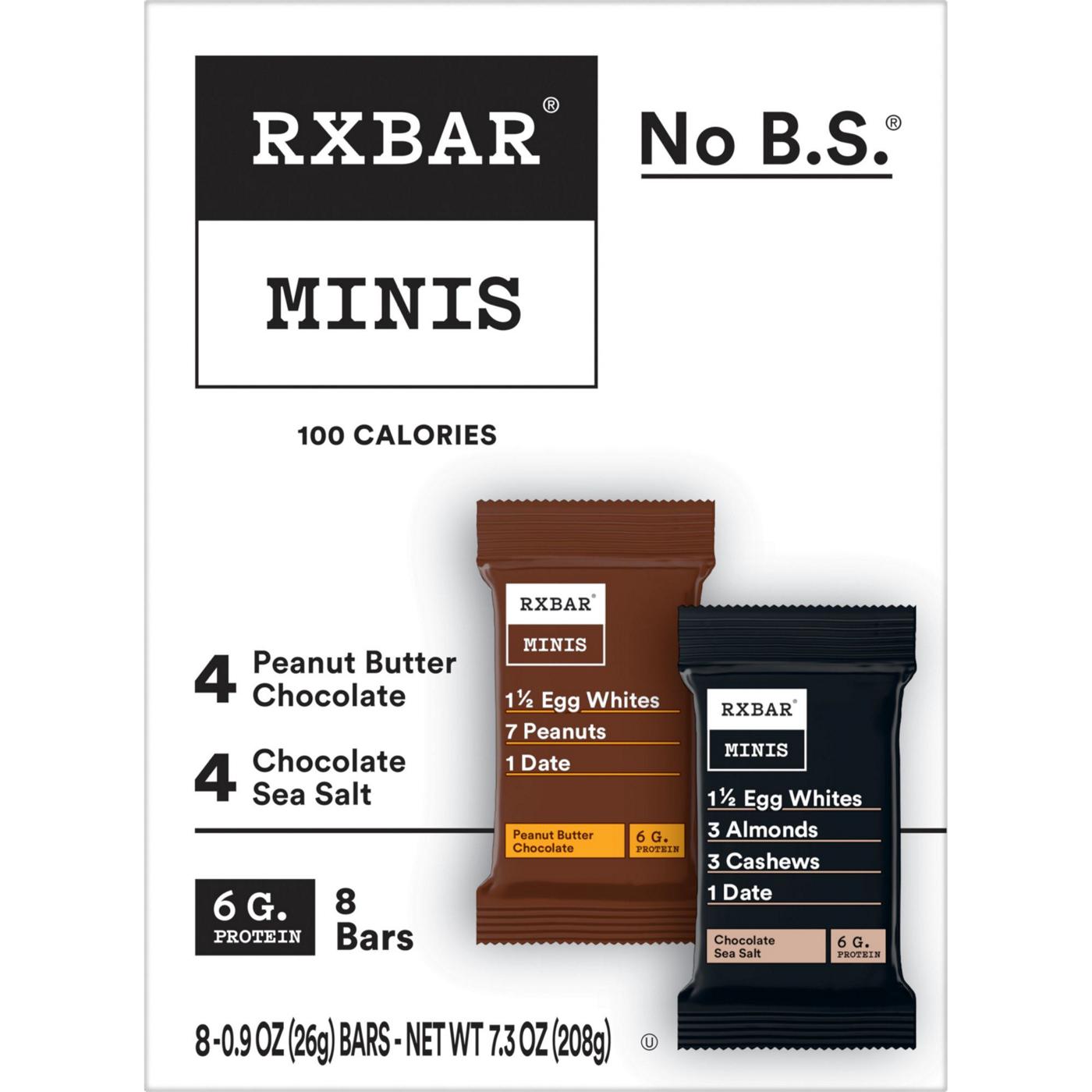 RXBAR Minis Variety Pack Protein Bars, 7.36 oz; image 3 of 6