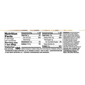 Quest 21g Protein Bars - S'mores