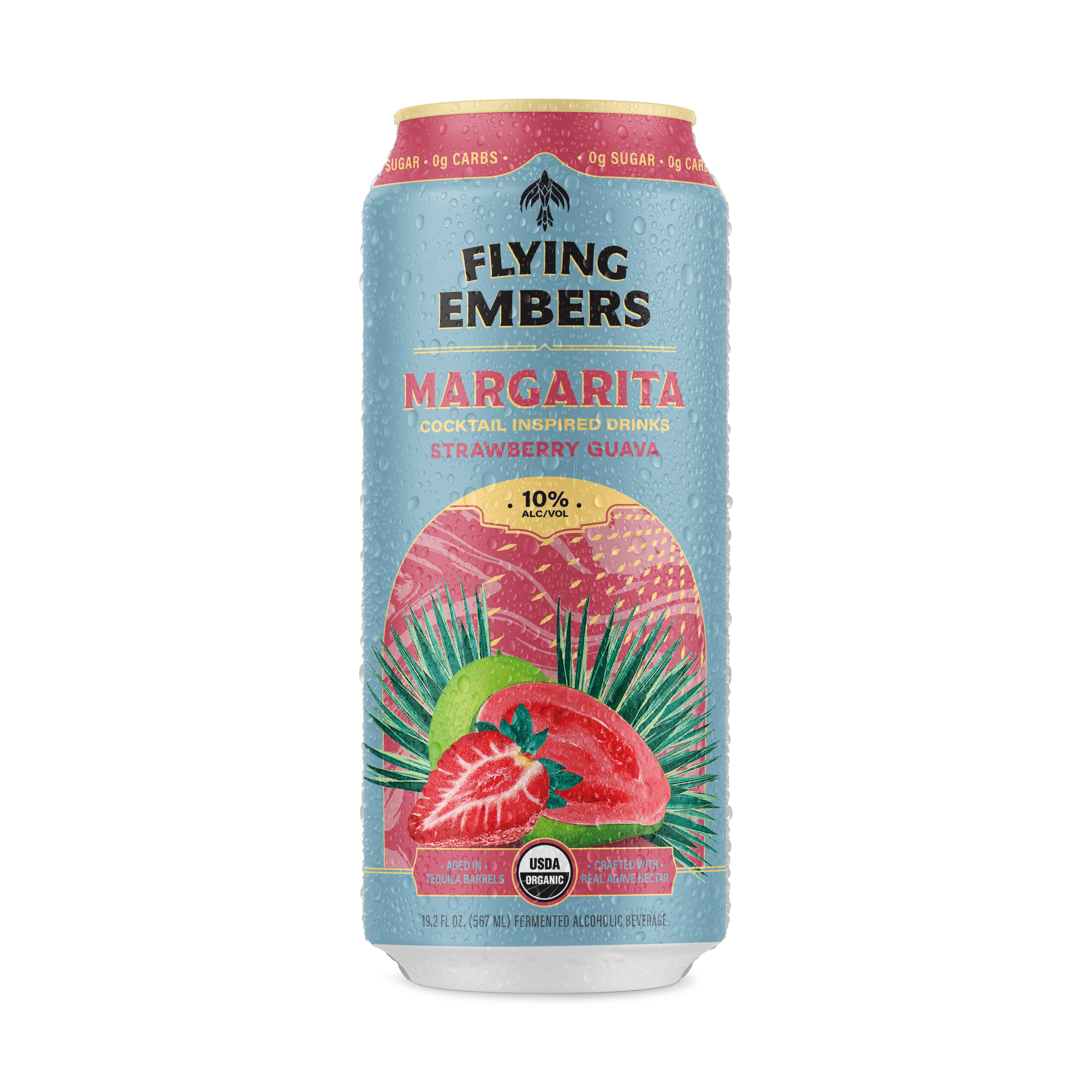 Flying Embers Margarita Strawberry Guava, 19.2 oz