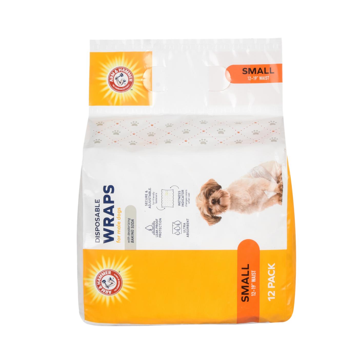 Arm & Hammer Disposable Wraps for Male Dogs - Small; image 3 of 3