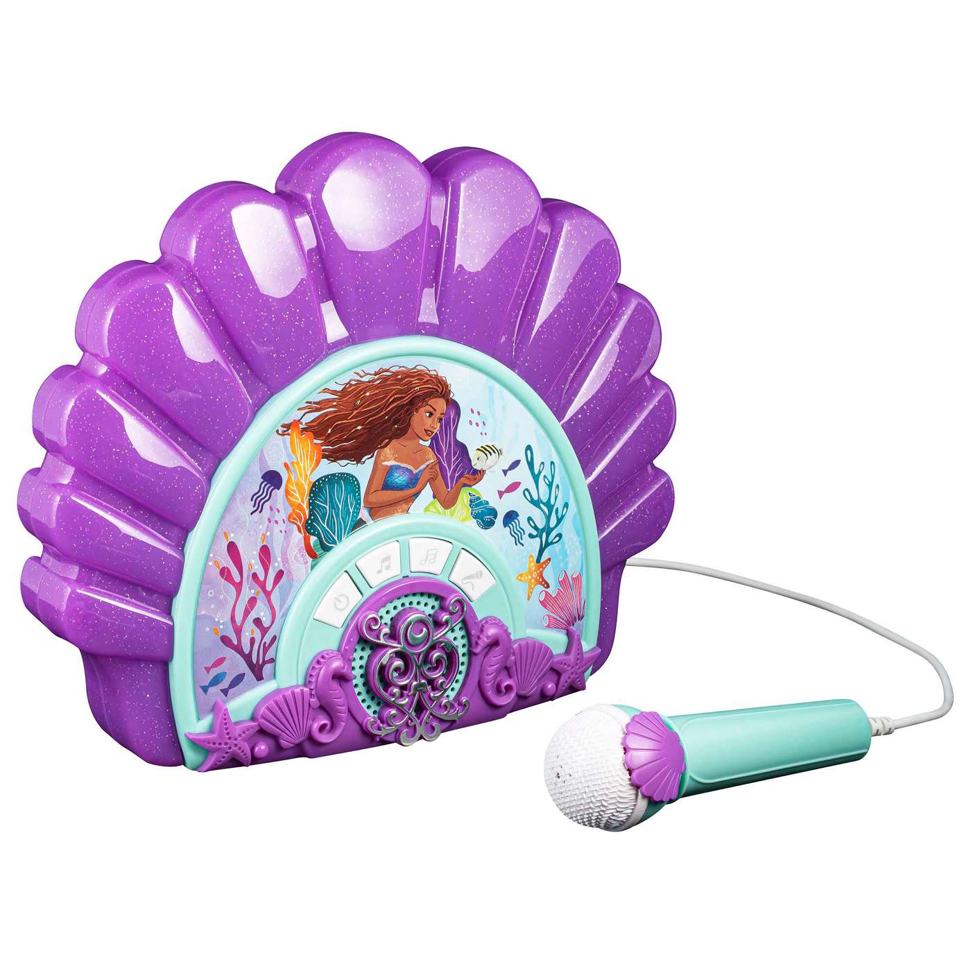 KidDesigns Disney's The Little Mermaid Boombox with Mic; image 1 of 2