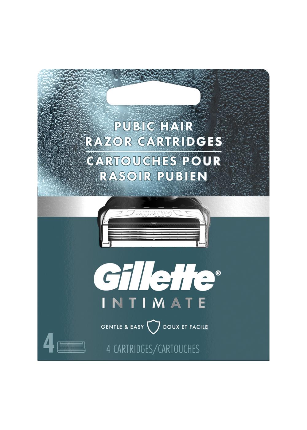 Gillette Intimate Pubic Hair Razor Cartridges; image 1 of 10