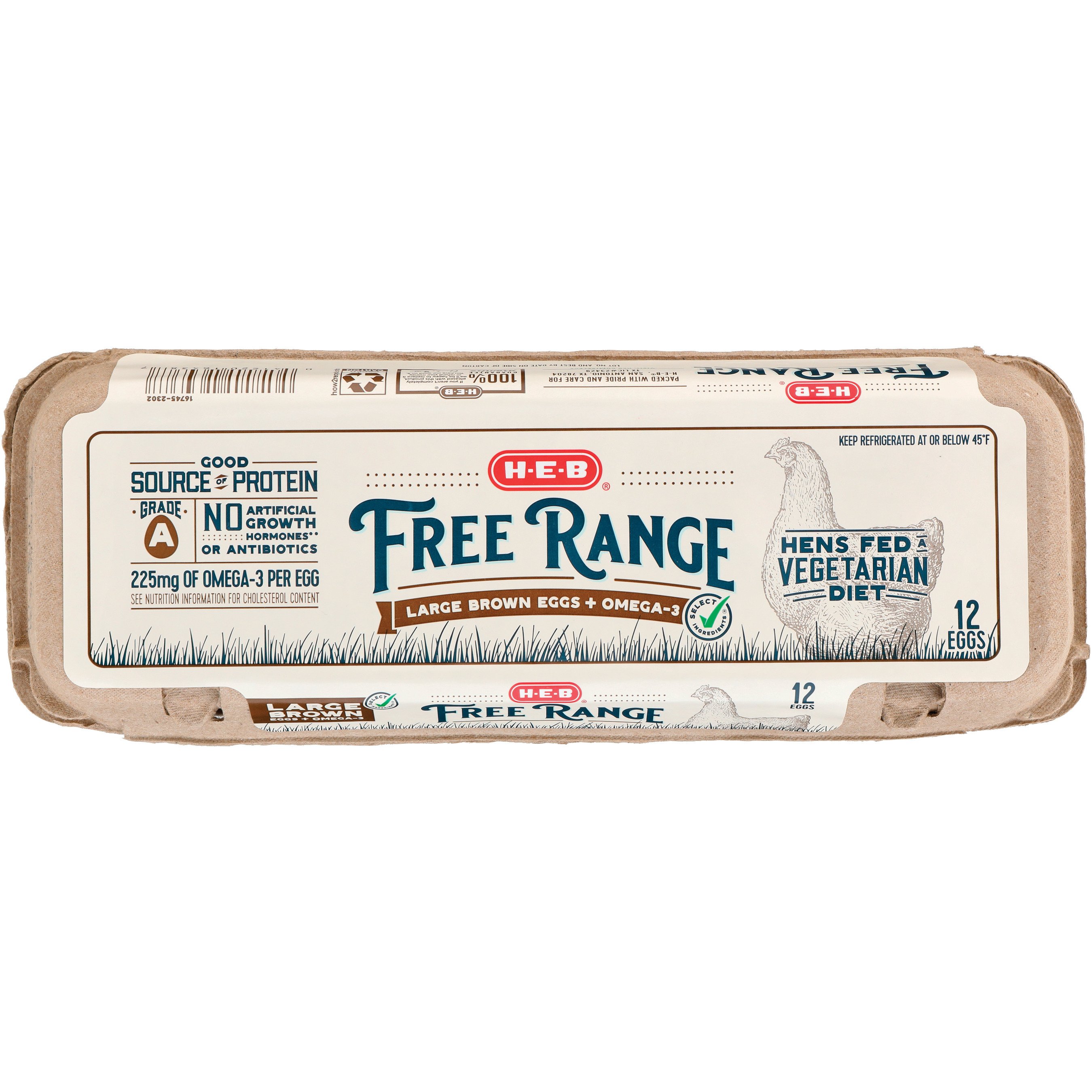 H-E-B Cage Free Extra Large Brown Eggs