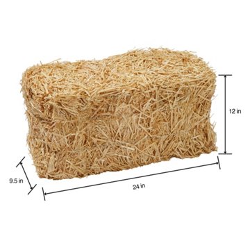 Floracraft Straw Bale, 9.5'' x 12'' x 24''