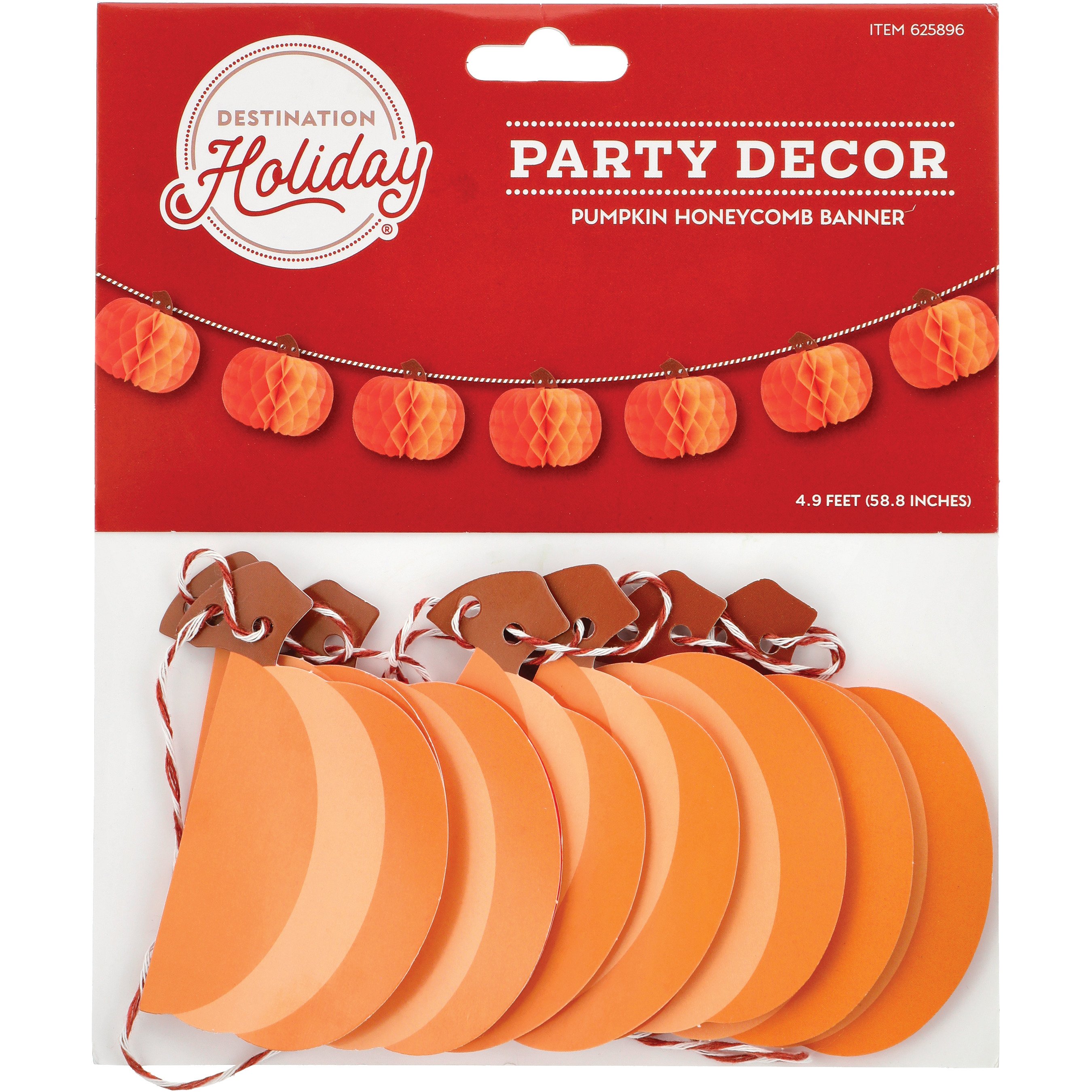 Destination Holiday Pumpkin Banner Shop Party decor at HEB