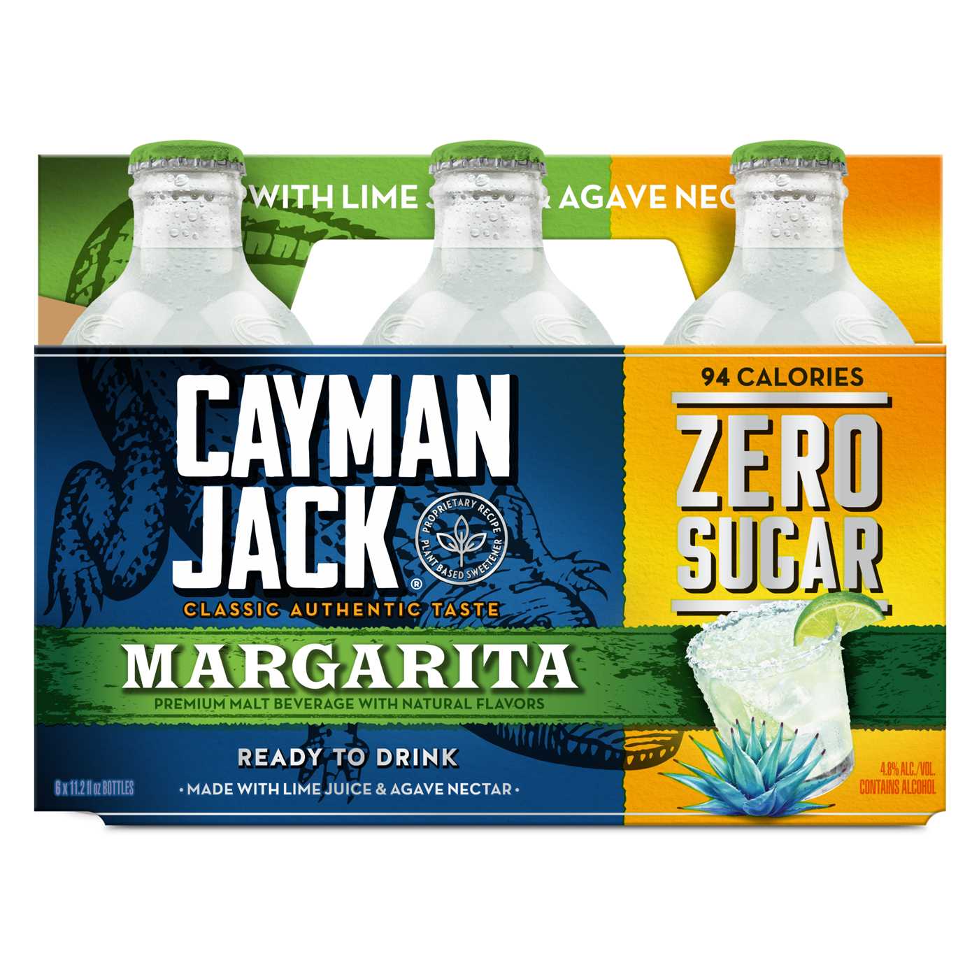 Cayman Jack Zero Sugar Margarita Bottles 6 pk; image 1 of 2