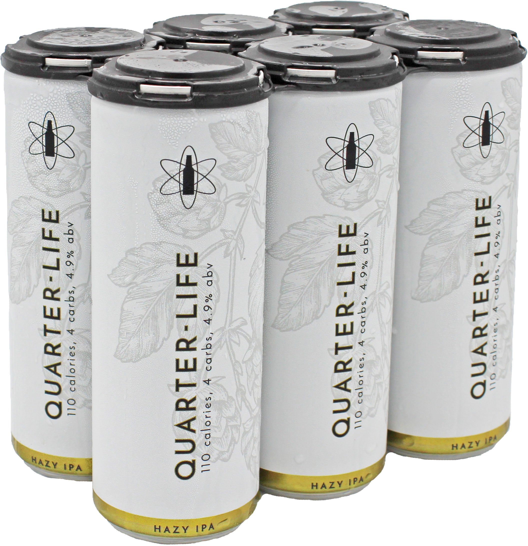 Manhattan Project Quarter-Life Hazy IPA Craft Beer 6 pk Cans, 12 oz
