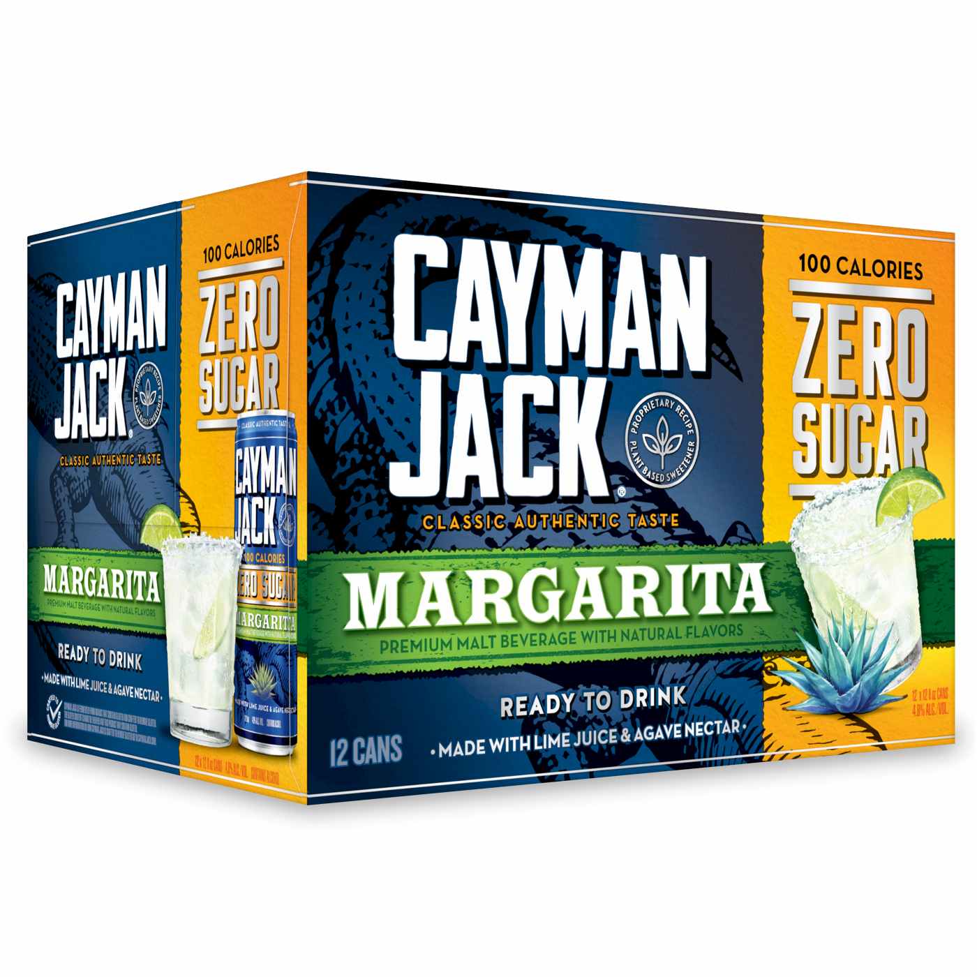 Cayman Jack Zero Sugar Margarita Cans 12 pk; image 2 of 2
