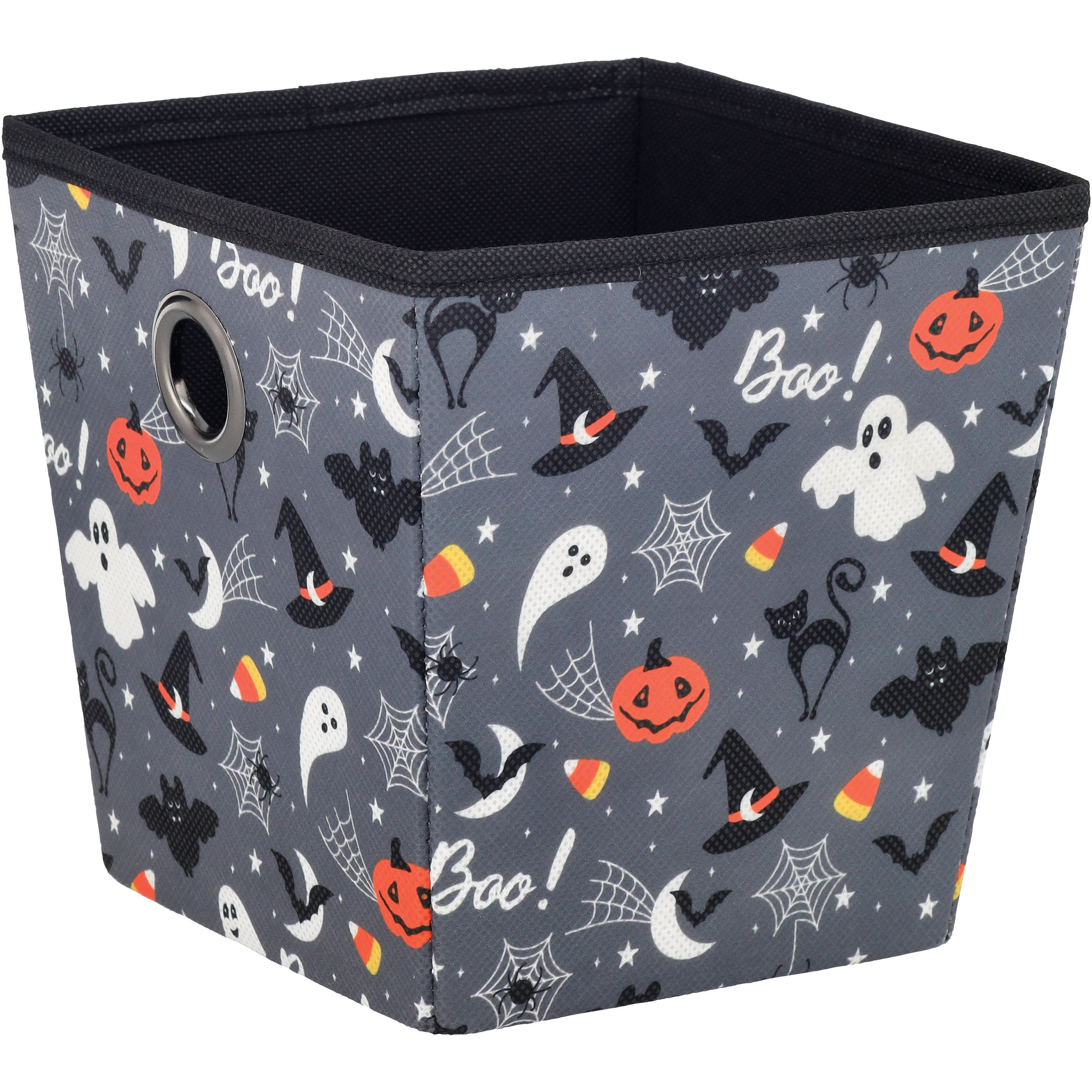 Destination Holiday Boo Canvas Halloween Storage Bin - Shop Seasonal Decor  at H-E-B