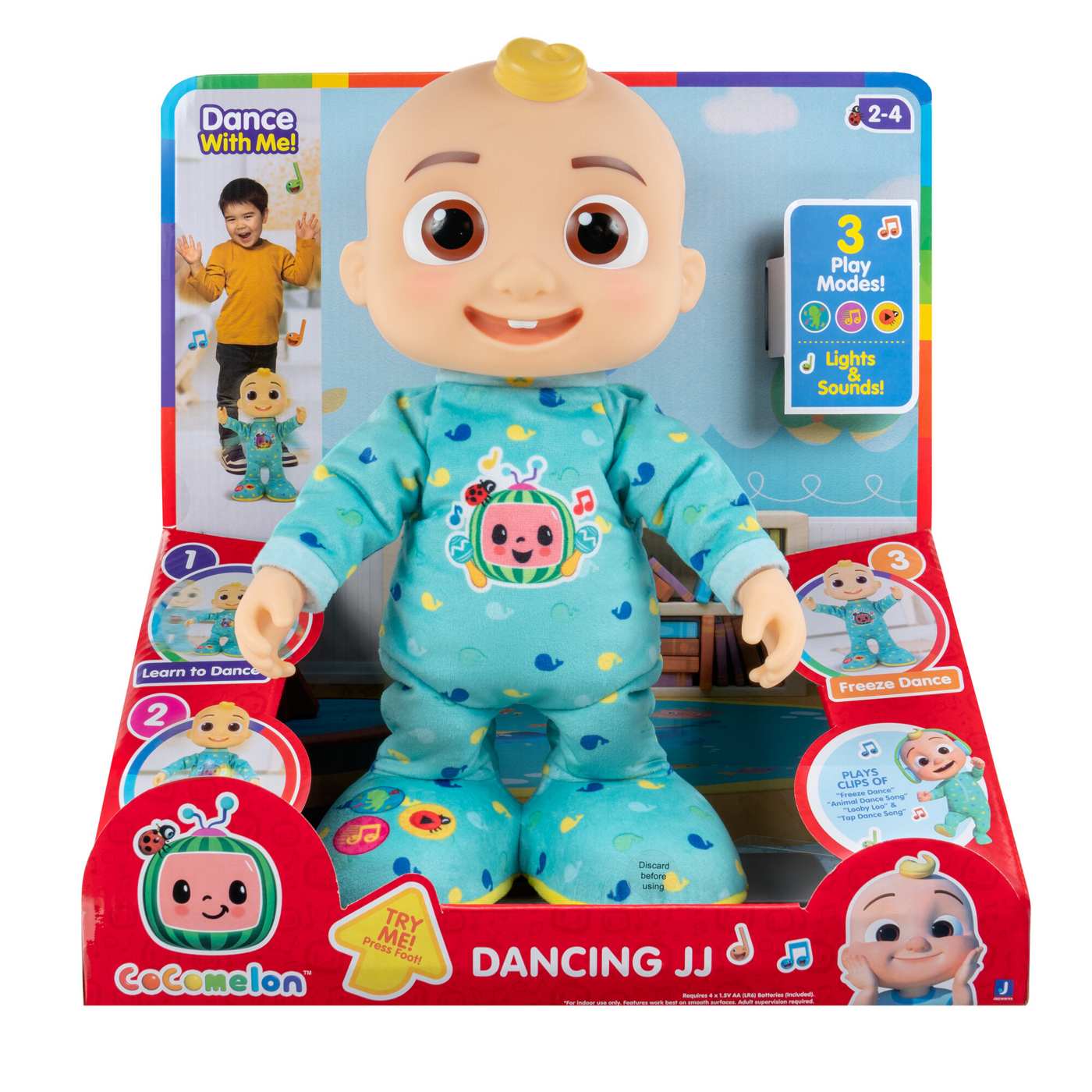 CoComelon Deluxe Dance 'N Play JJ Doll; image 1 of 4
