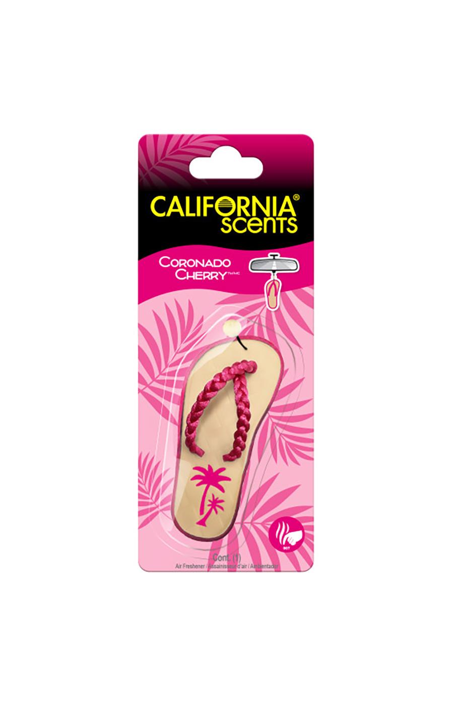 California Scents Hanging Paper Sandal Shape Auto Air Freshener