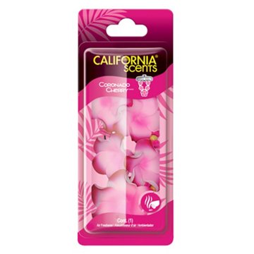 California Scents Hanging Paper Lei Shape Auto Air Freshener - Coronado Cherry