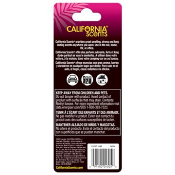 California Scents Hanging Paper Lei Shape Auto Air Freshener - Coronado Cherry