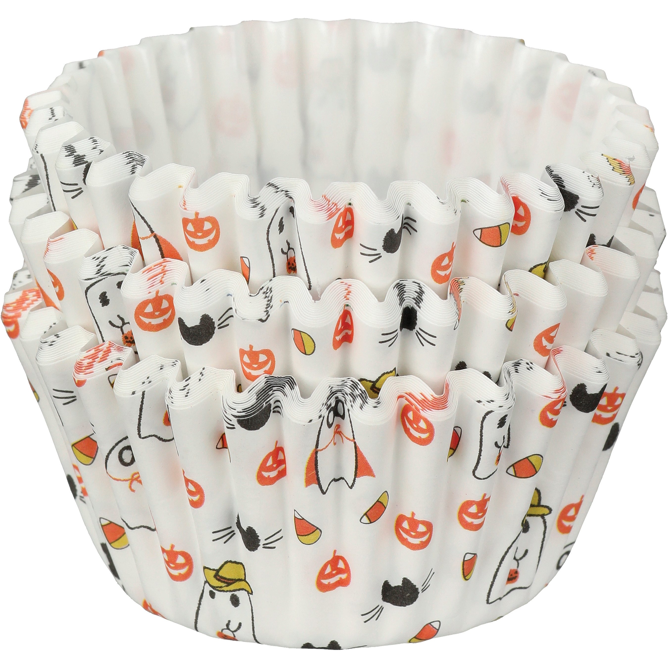 Destination Holiday Costume Ghosts Halloween Paper Cupcake Liners ...