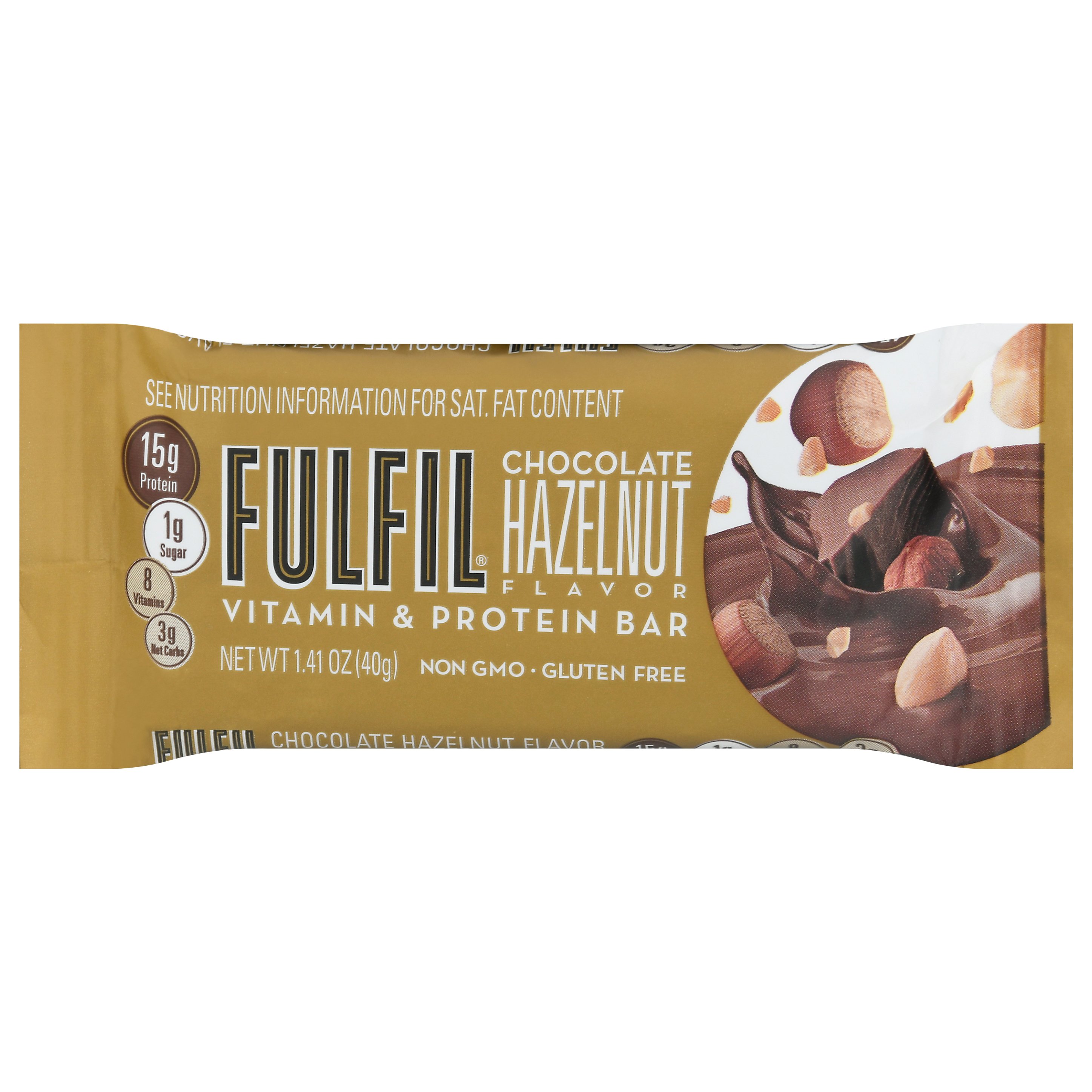 Fulfil Vitamin & 15g Protein Bar Chocolate Hazelnut Shop Granola