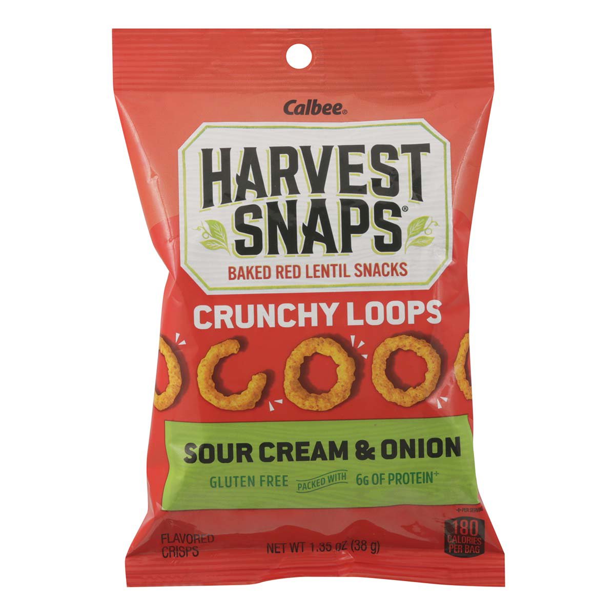 Harvest Snaps Crunchy Loops - Sour Cream & Onion - Shop Chips at H-E-B