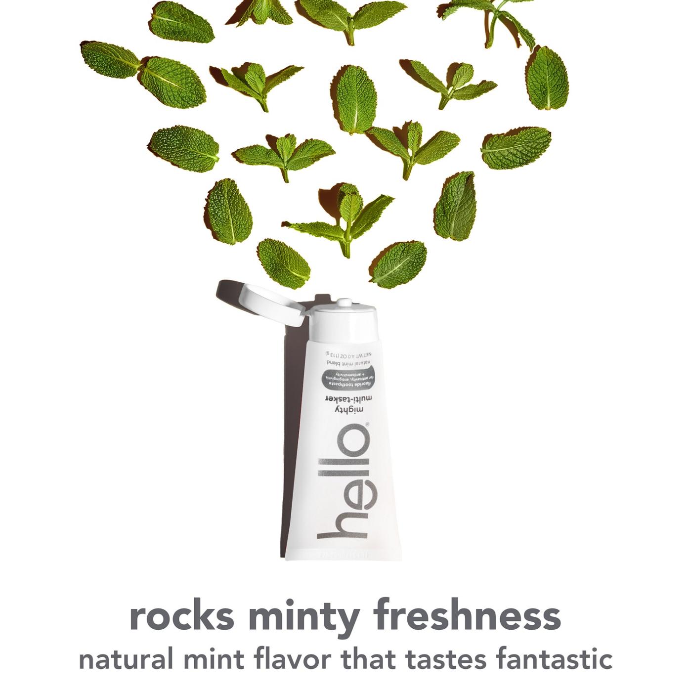hello Mighty Multi-Tasker Fluoride Toothpaste - Natural Mint Blend; image 4 of 7