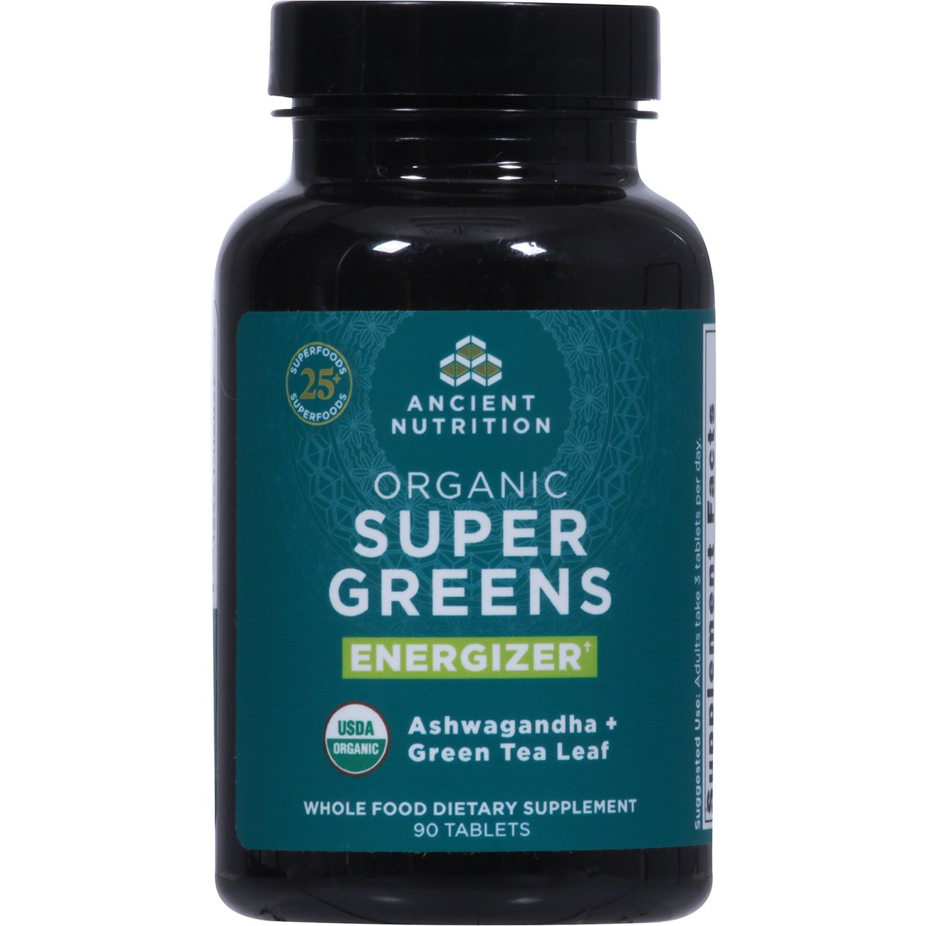 Ancient Nutrition Organic Super Greens Energizer Tablets, 90 ct