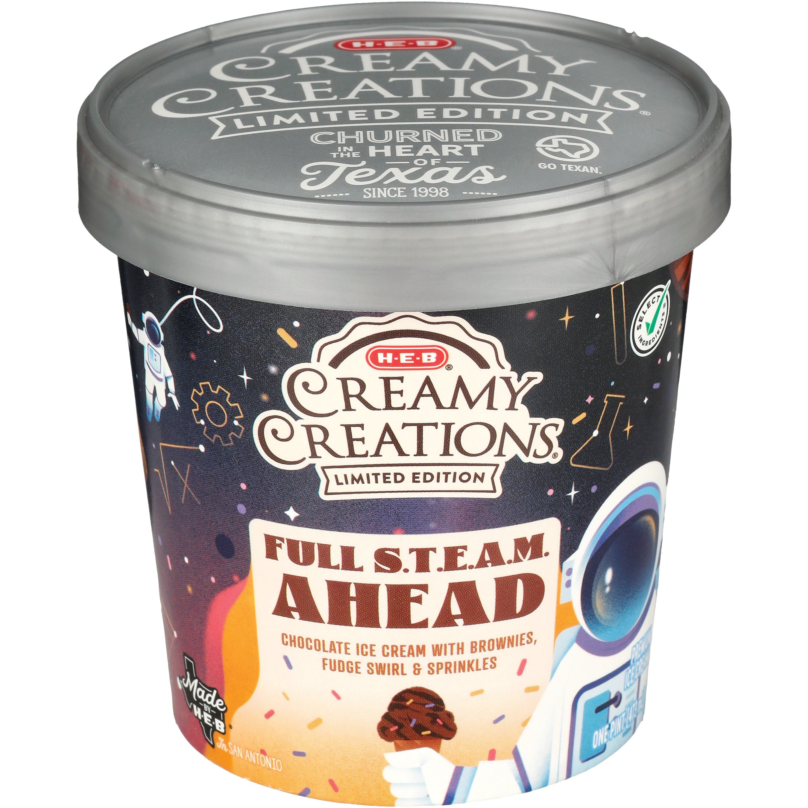 H-E-B Creamy Creations Full Steam Ahead Ice Cream | Fig App