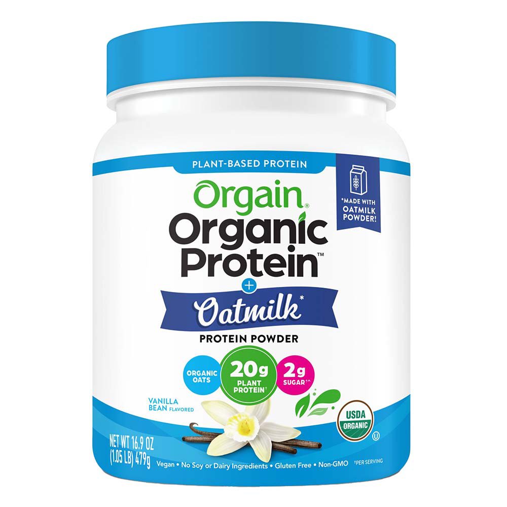 Orgain Organic Protein + Oatmilk Powder - Vanilla Bean, 16.9 oz