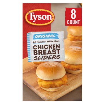 Tyson Frozen Original Chicken Breast Sliders, 8 ct