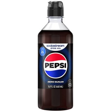 SodaStream Pepsi Zero Sugar Drink Mix, 14.9 oz