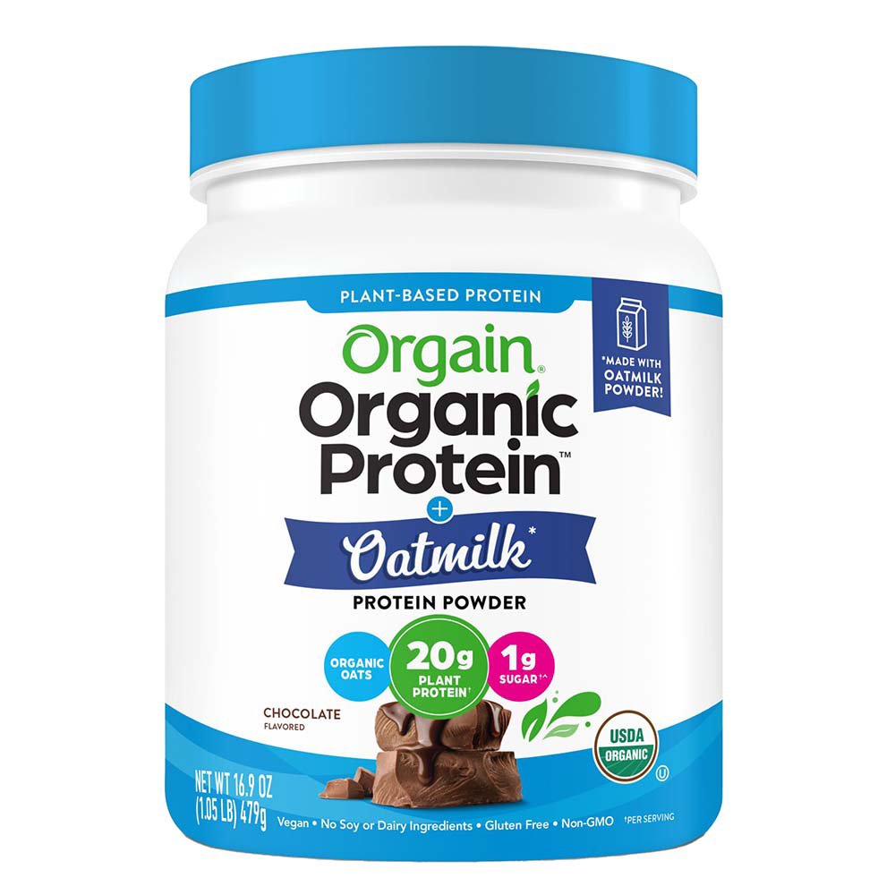 Orgain Organic Protein + Oatmilk Powder Chocolate Shop Diet