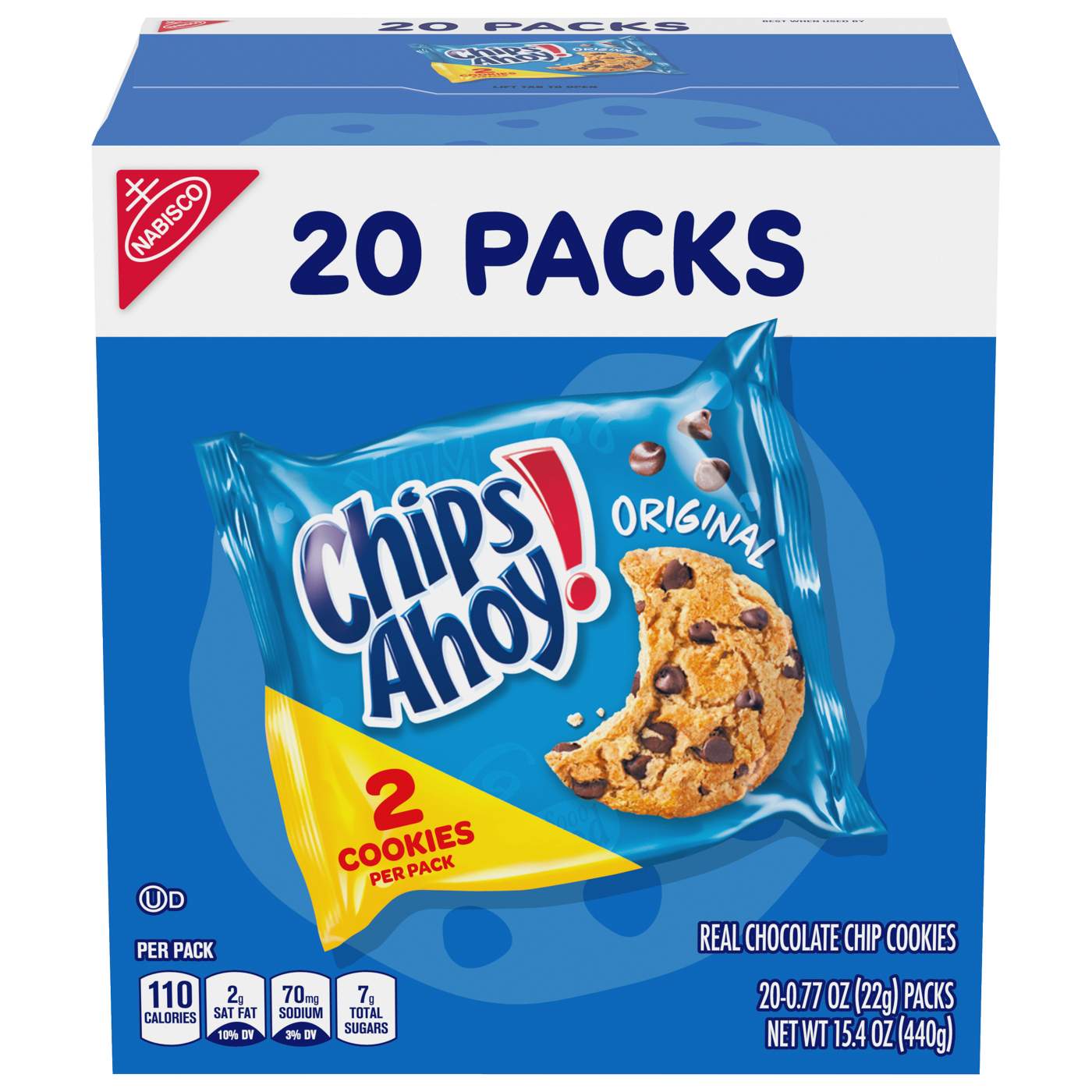 Nabisco Chips Ahoy! Chocolate Chip Cookies, Multipack; image 1 of 2
