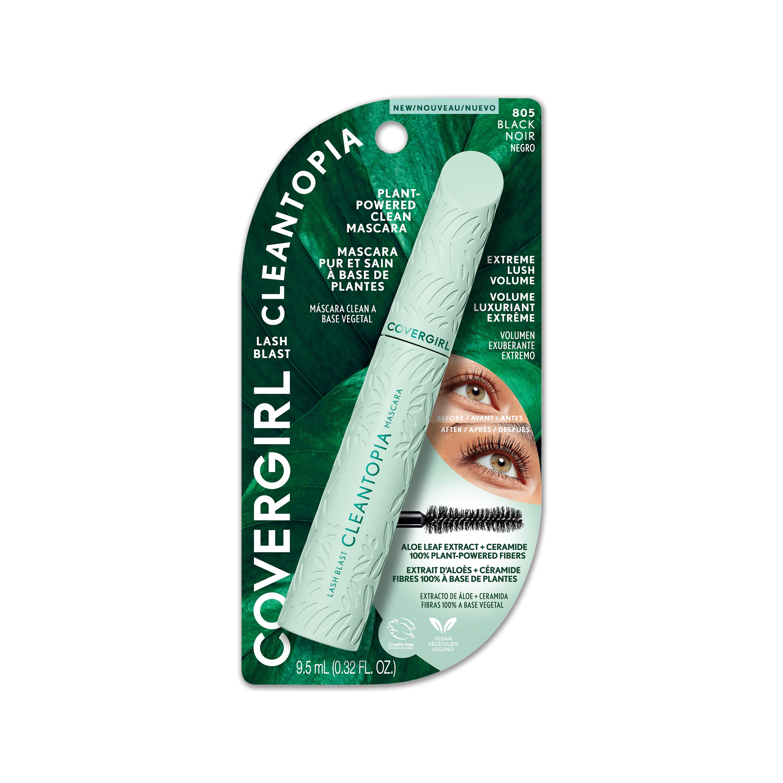 Covergirl Lash Blast Cleantopia Mascara Black Shop Mascara at HEB