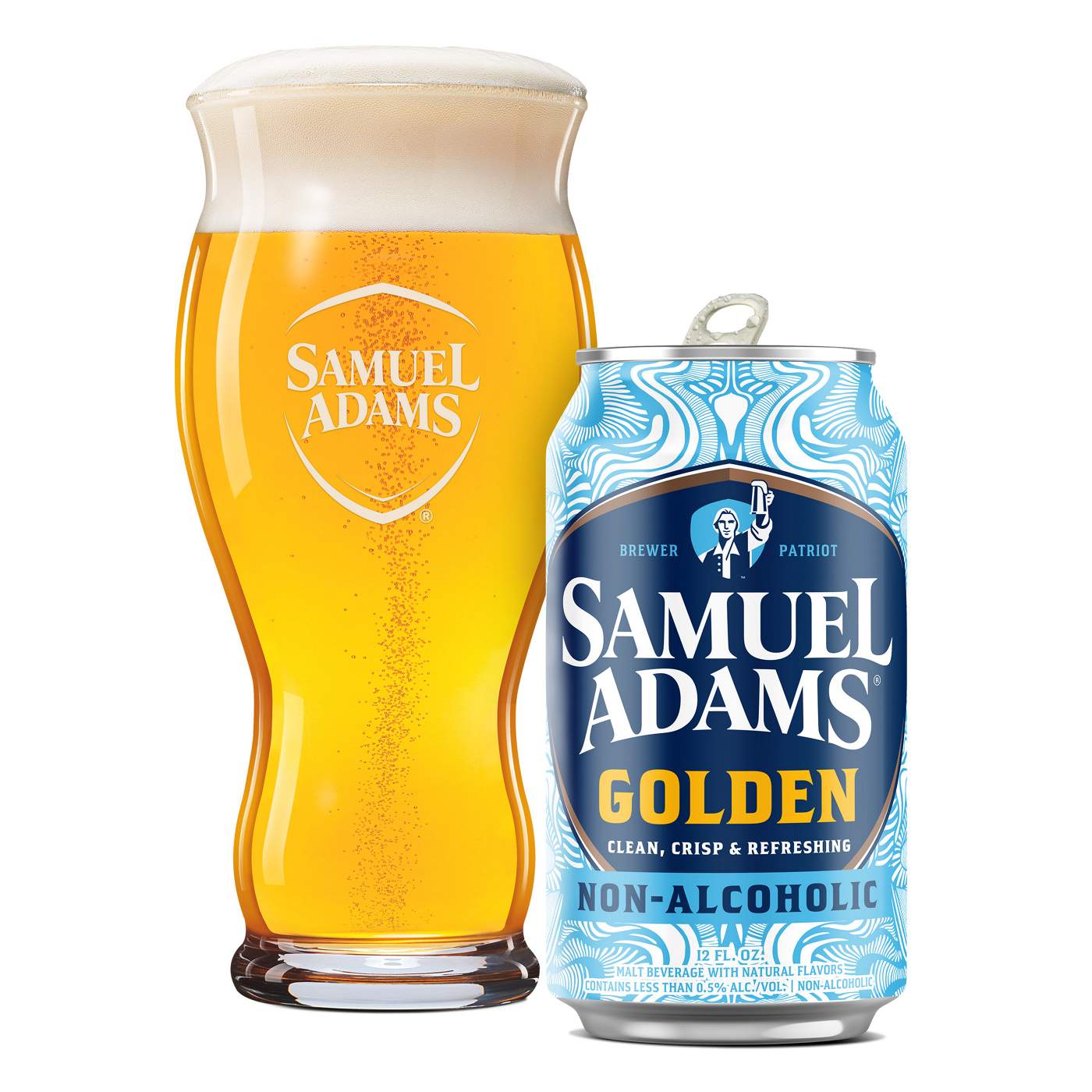 Samuel Adams Non-Alcoholic Gold Rush Golden Beer 6 pk Cans; image 3 of 3