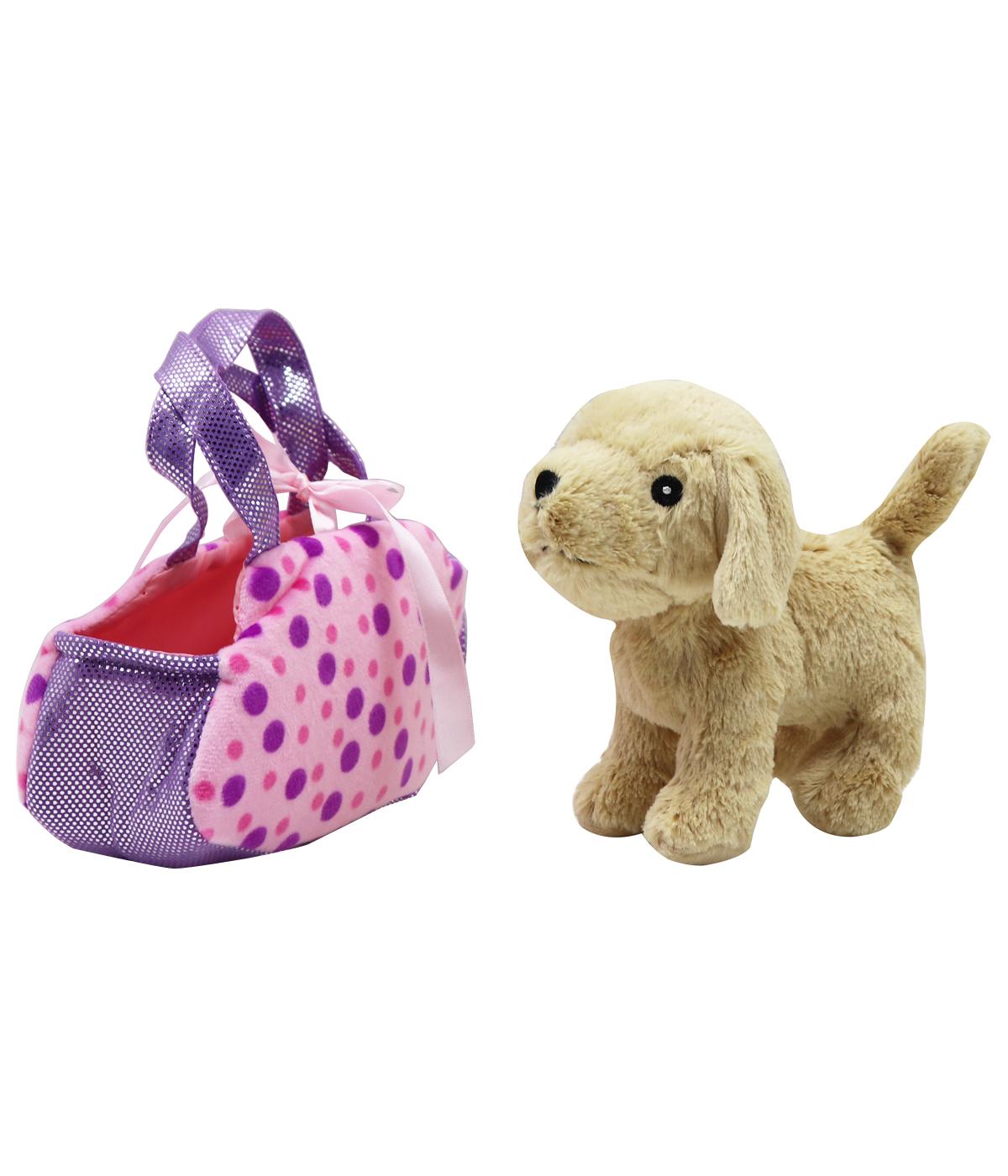 All Things Sweet Puppy Pet Plush in Bag; image 2 of 2