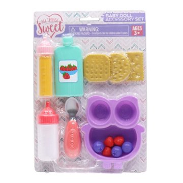 All Things Sweet Doll Breakfast Accessory Set