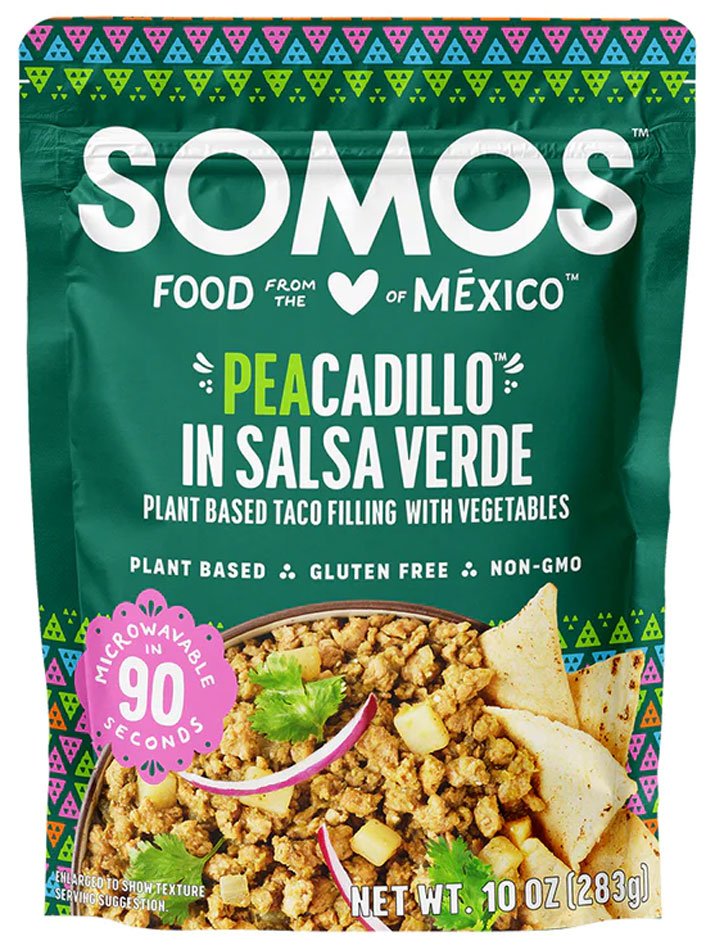 Somos Peacadillo in Salsa Verde PlantBased Taco Filling Shop Pantry