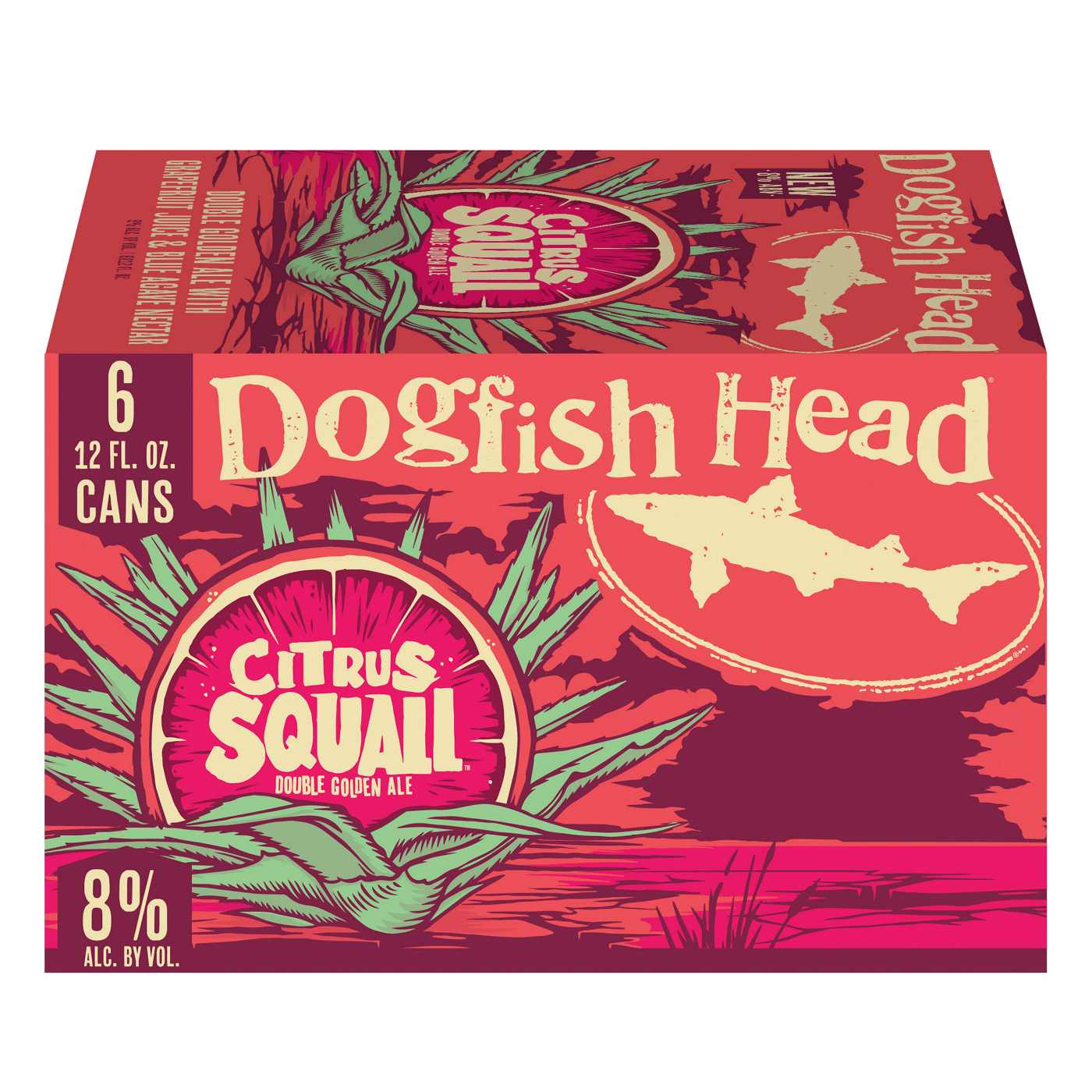 Dogfish Head Citrus Squall Double Golden Ale Beer 6 pk Cans; image 1 of 2