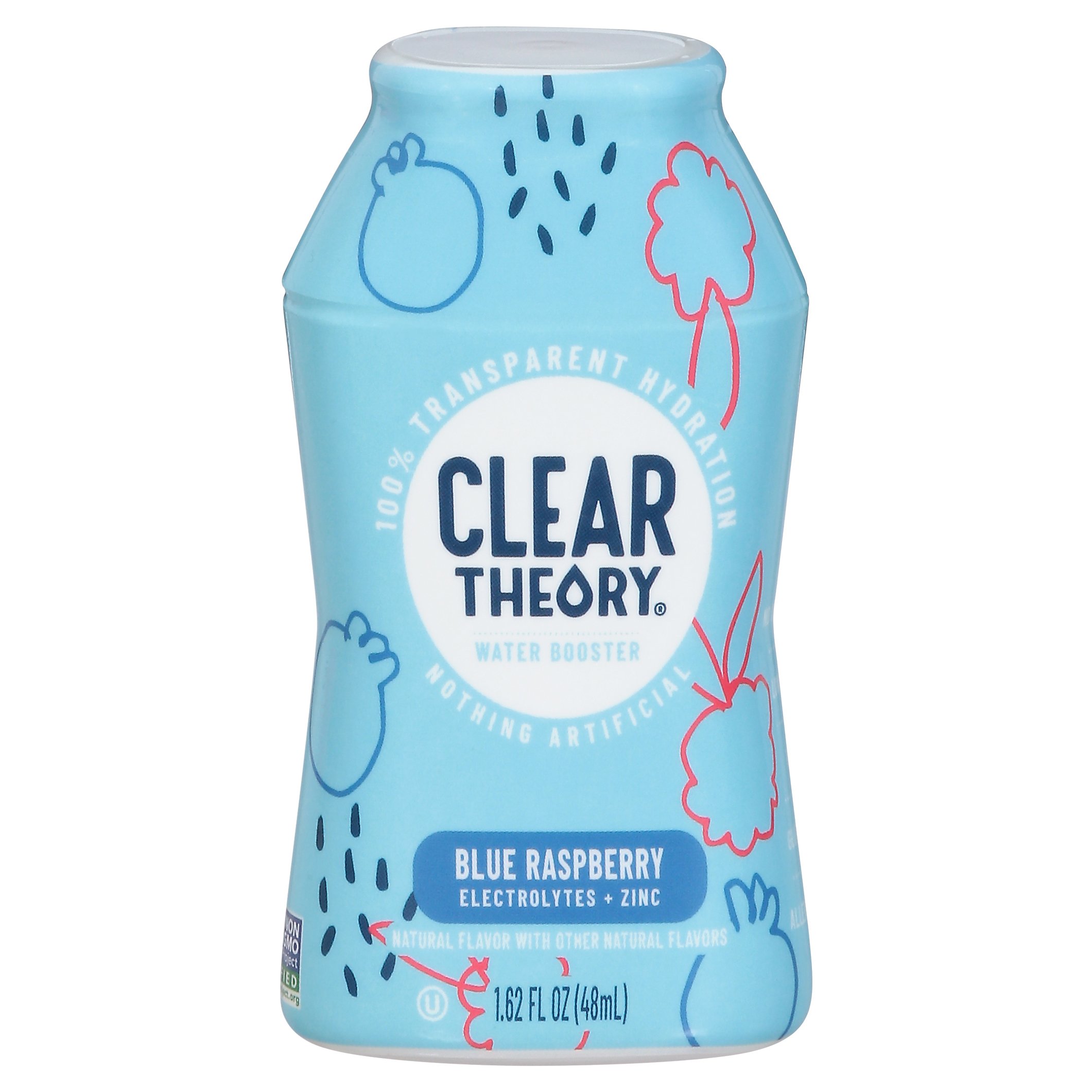 Clear Theory Water Booster - Blue Raspberry, 1.62 oz