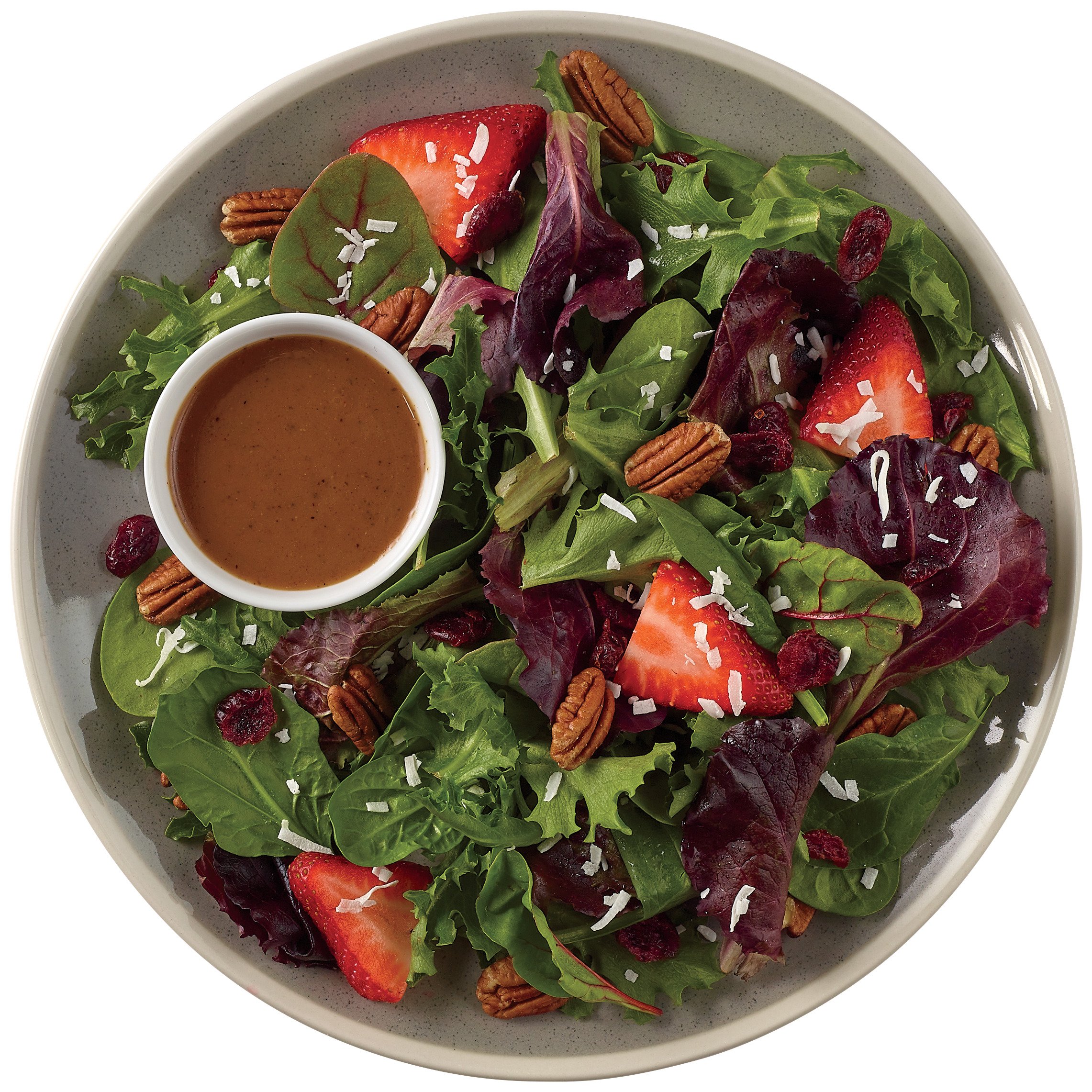 Meal Simple By H-E-B Strawberry Pecan Side Salad & Balsamic Vinaigrette ...