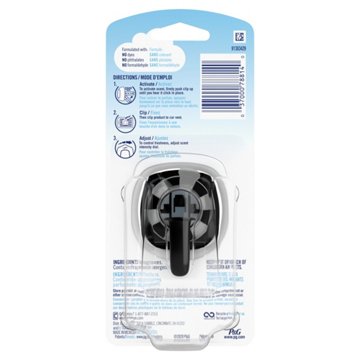 Febreze Auto Vent Clip Air Freshener - Platinum Ice