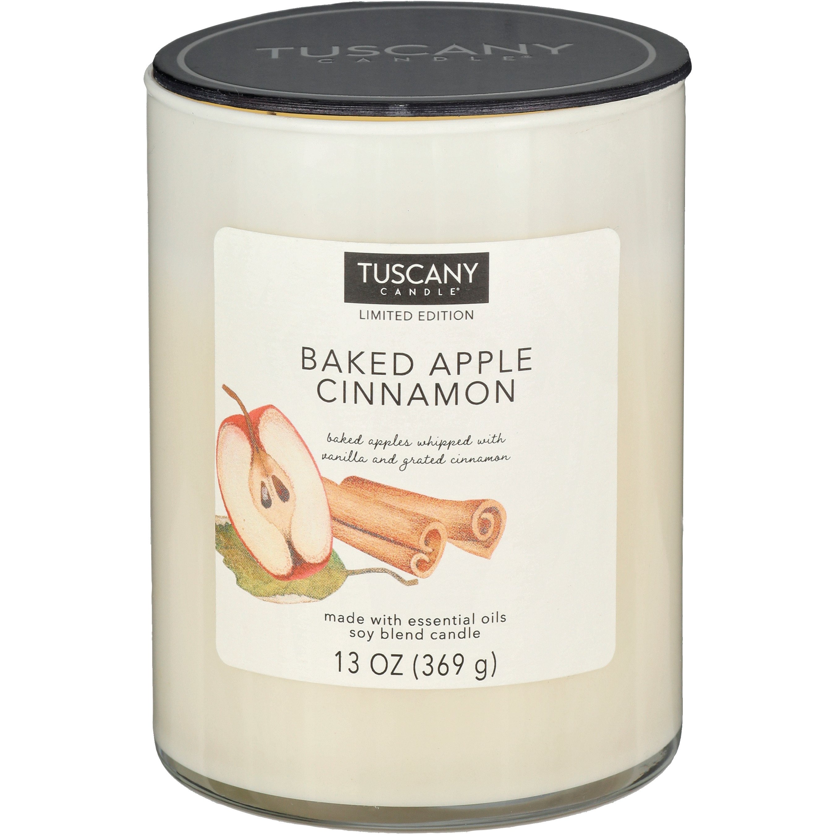 Tuscany Candle Baked Apple Cinnamon Scented Limited Edition Soy Candle Shop Candles at HEB