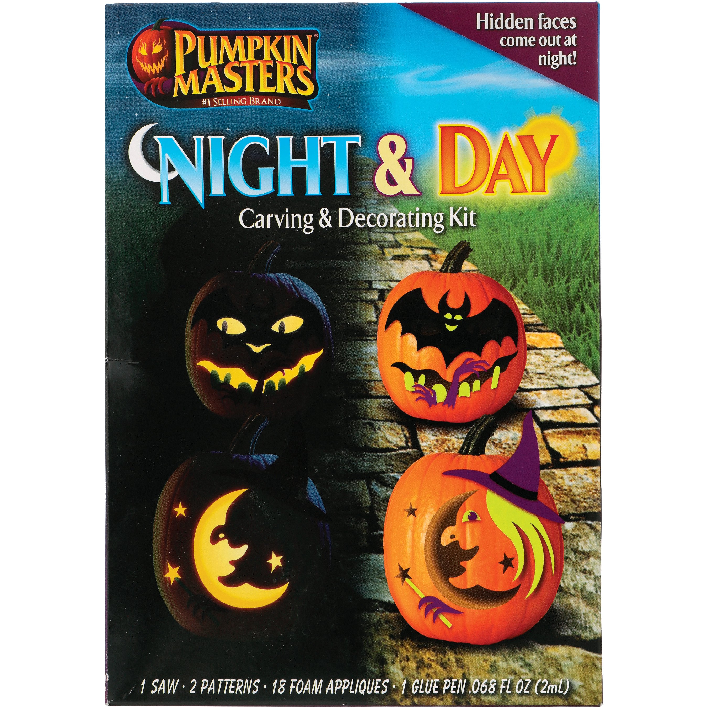 Pumpkin Masters Night & Day Carving & Decorating Kit Shop Seasonal