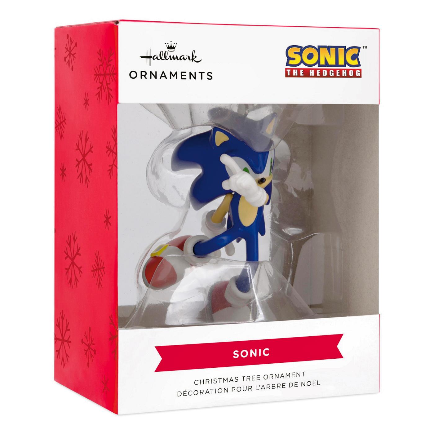 Hallmark Sonic The Hedgehog Action Pose Christmas Ornament; image 2 of 3