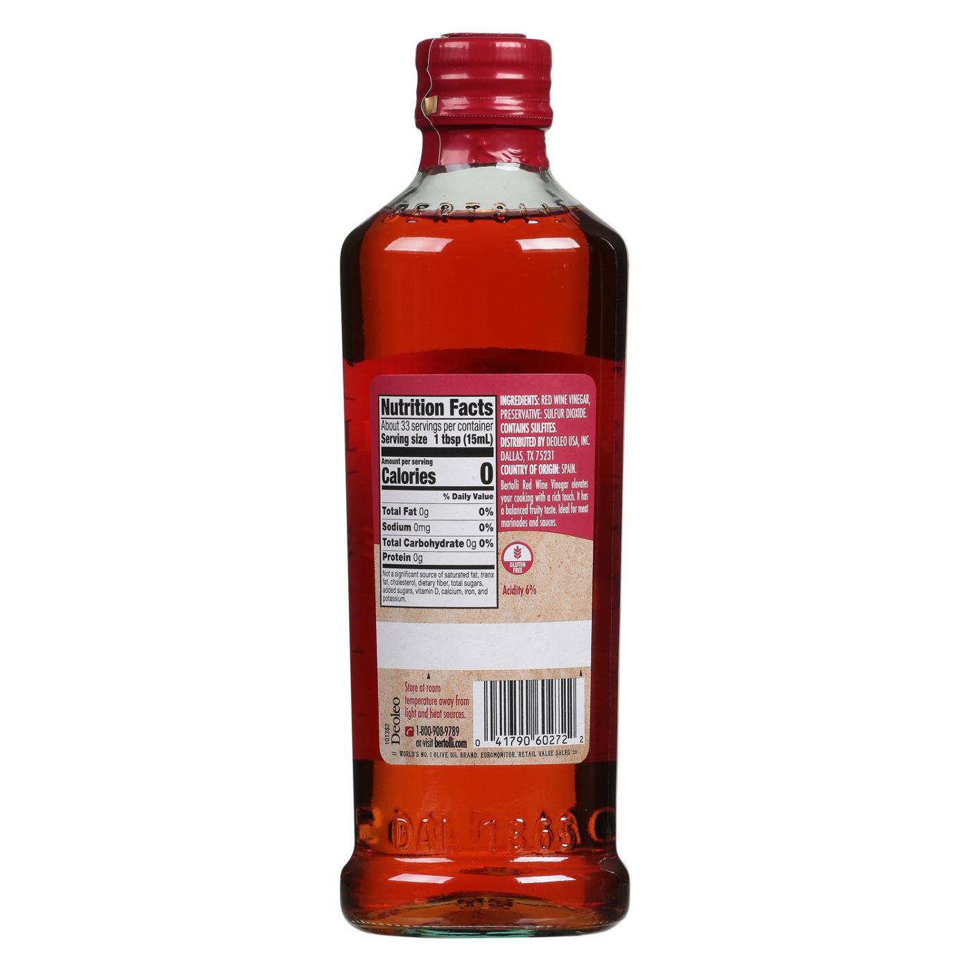 Bertolli Red Wine Vinegar; image 2 of 2