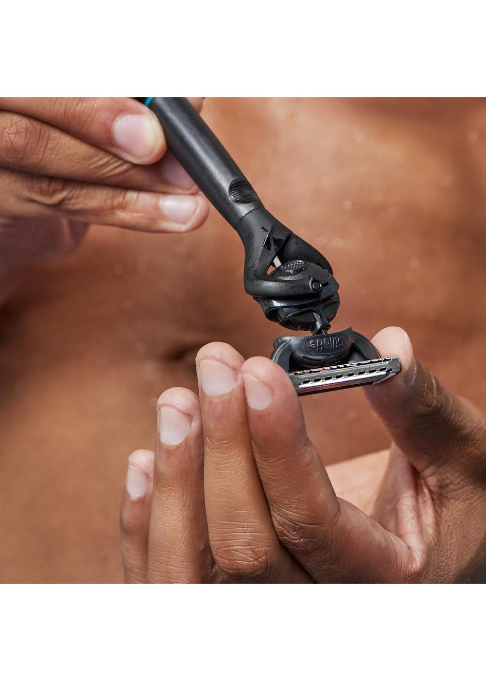 Gillette Intimate Pubic Hair Razor for Men, 1 Razor Handle, 2 Razor