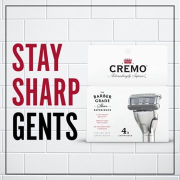 Cremo Barber Grade Durable Steel Razor Blade Refills