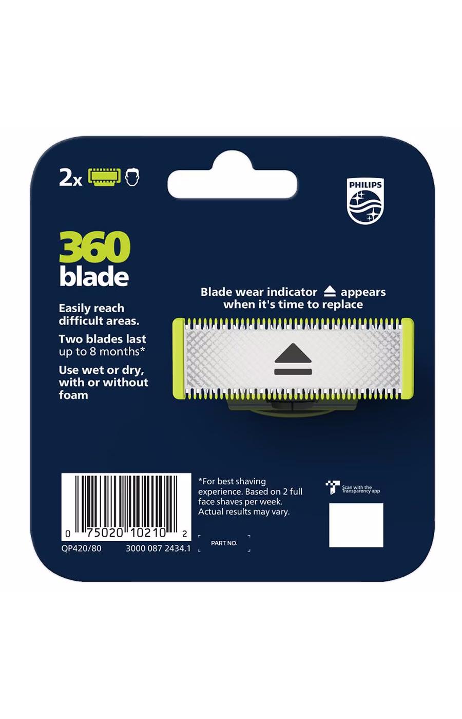 Philips Norelco OneBlade 360 Blade Replacement; image 3 of 5